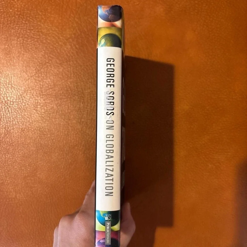 On Globalization by George Soros Hardcover Book Neoliberalism Dark Money Politic